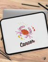 Unique Cancer Horoscope Zodiac sign Laptop Sleeve