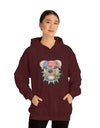 Unisex Heavy Blend Hooded Sweatshirt American dog graphic hoodie