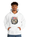 Unisex Heavy Blend Hooded Sweatshirt American dog graphic hoodie