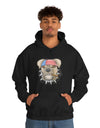 Unisex Heavy Blend Hooded Sweatshirt American dog graphic hoodie