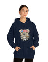 Unisex Heavy Blend Hooded Sweatshirt American dog graphic hoodie