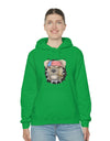 Unisex Heavy Blend Hooded Sweatshirt American dog graphic hoodie