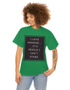 I Love Mankind! Unisex Heavy Cotton Tee with quote