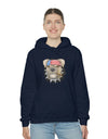 Unisex Heavy Blend Hooded Sweatshirt American dog graphic hoodie