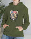 Unisex Heavy Blend Hooded Sweatshirt American dog graphic hoodie