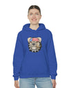 Unisex Heavy Blend Hooded Sweatshirt American dog graphic hoodie