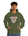 Unisex Heavy Blend Hooded Sweatshirt American dog graphic hoodie