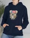 Unisex Heavy Blend Hooded Sweatshirt American dog graphic hoodie