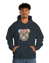 Unisex Heavy Blend Hooded Sweatshirt American dog graphic hoodie