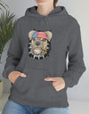 Unisex Heavy Blend Hooded Sweatshirt American dog graphic hoodie