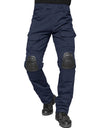 Tactical Solid Combat Pants With Knee Pads