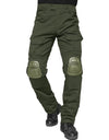 Tactical Solid Combat Pants With Knee Pads