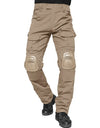 Tactical Solid Combat Pants With Knee Pads